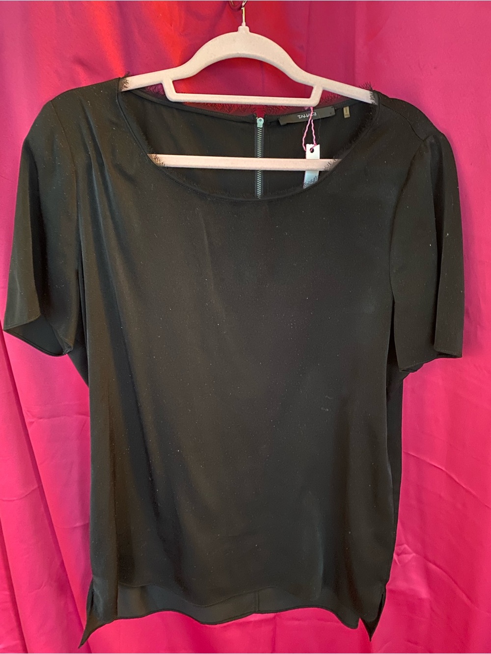 Tahari Elegant Black Women's T shirt
